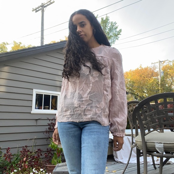 SOLD! Wilfred - Flower Patterned Blouse - Picture 3 of 6